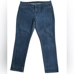 Michael Kors Blue Straight Leg Jeans 14